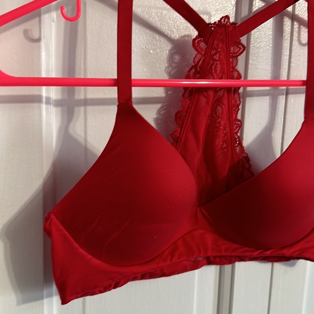 Aerie Red Bra 34A - Picture 3 of 5